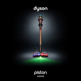 Aspirator vertical Dyson V16 Piston Animal 492963-01, 315AW, 900W, 1.3L, 70 min, CleanCompaktor™, Hyperdymium™, MyDyson™, HEPA, LCD, Negru/Cupru