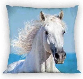 Cal Husă de pernă albă 40*40 cm
