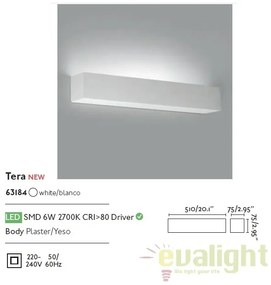 Aplica perete LED cu lumina ambientala TERA 63184