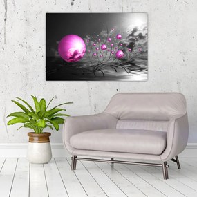 Tabloul bilelor roz (90x60 cm)