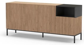 Comodă în culoare naturală 180x80 cm Cailin – Marckeric