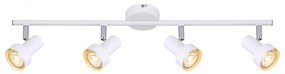 Lustra cu 4 spoturi design industrial Konrad alb 5357 RX