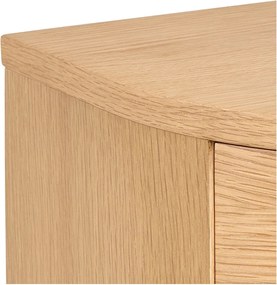 Noptieră în culoare naturală deschisă cu aspect de lemn de stejar Paron – Actona