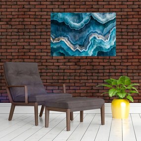 Tablou - Detaliu de acvamarin (90x60 cm)