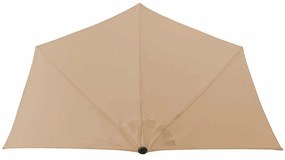 Umbrela de balcon semirotunda