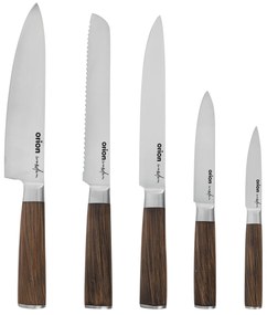 Set cuțite de bucătărie Orion Wooden, 5 buc.