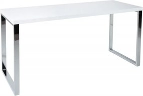 Birou elegant White Desk 140cm alb