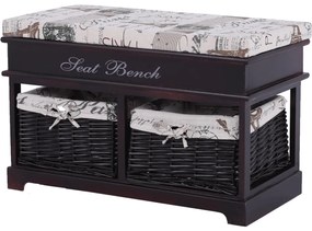 Bancă cu depozitare Bancă 3, 70 x 35 x 45 cm