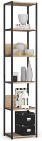 Raft Loriana (negru + stejar sonoma). 1070985