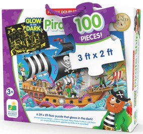 PUZZLE STRALUCESTE IN INTUNERIC - BARCA PIRATILOR - THE LEARNING JOURNEY (TLJ113851)