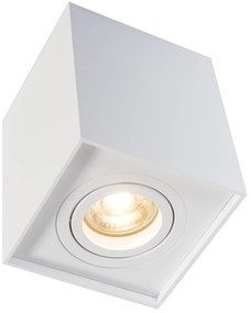 Spot de perete alb reglabil - Quadro 1 Up