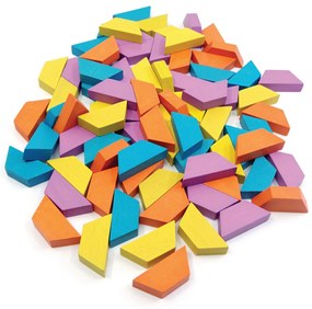 Joc educativ tip mozaic cu forme trapezoidale, Explorare