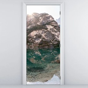 Fototapet pentru ușă - Lac Montan (95x205cm)
