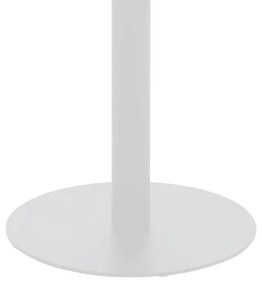 Stalp picior suport blat masa bar metal alb-negru 40x40x108 cm