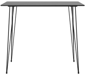 248143 vidaXL Masă de bar, negru, 120 x 60 x 105 cm