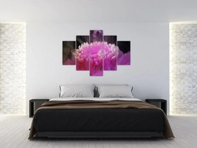 Tablou cu floare în fum roz (150x105 cm)