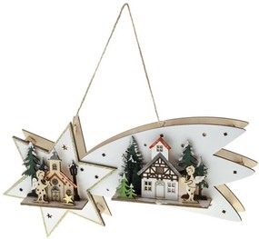 Decorațiune LED de Crăciun Retlux LED/2xAA cometă