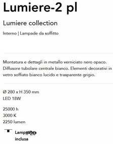 Plafoniera LED design modern Lumiere-2 pl
