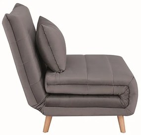 Fotoliu extensibil Culoare Gri, SPIKE VELVET