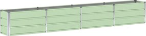 vidaXL Jardinieră Verde 320 x 40 x 45 cm Oțel