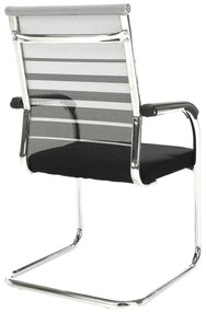 Scaun de sedinta, gri/negru, ESIN