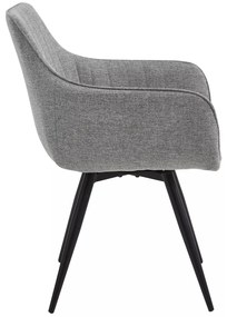 Scaun rotativ Ballo gri/negru Brego07