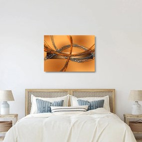 Tablou pe sticlă abstact (70x50 cm)