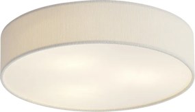 Plafonieră modernă albă cu abajur de catifea 46cm 3 lumini - Luz