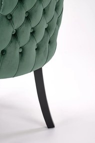 Scaun Alda velvet verde inchis H95 cm