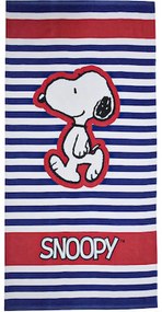 Snoopy Stripes prosop de baie, prosop de plajă 70x140cm