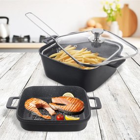 Tăvi de copt 2 buc. din aluminiu 24,5x32,5 cm GRANDE – Orion