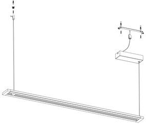 Eglo 98492 - Lustră LED pe cablu AMONTILLADO LED/27W/230V
