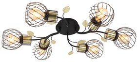 Lustră aplicată LALLY 6xE27/40W/230V Globo 54113-6D