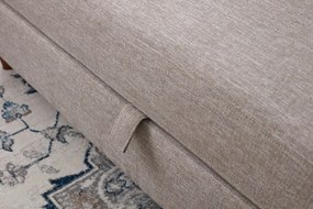 Canapea trei locuri Evelyn (Crem). 1073293