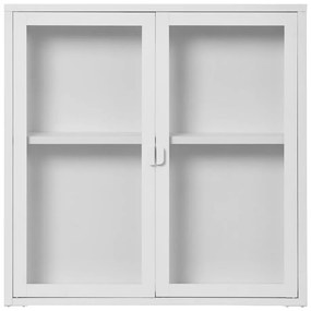 Vitrină albă din metal suspendată 80x80 cm Brisbane – House Nordic