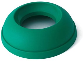 Capac pentru coș de gunoi verde de reciclat din plastic – Addis