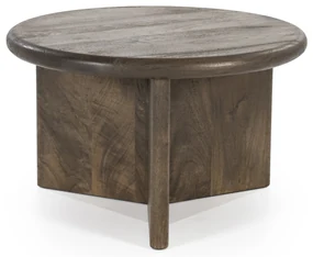 Masuta de cafea din lemn de acacia Leoti maro 60 cm