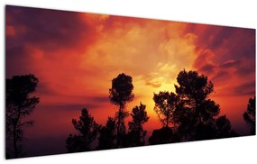 Tablou apus de soare (120x50 cm)