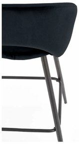 Scaun de bar Barnes, negru