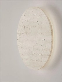 Aplica perete din travertin cu lumina ambientala VIANO 30cm