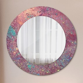 Decor oglinda rotunda Festivalul culorilor fi 50 cm