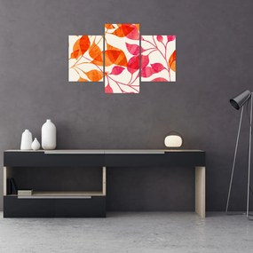 Tablou - Frunze portocalii (90x60 cm)