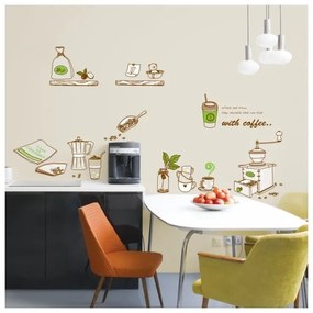 Autocolant perete Fanastick Coffee Grinder