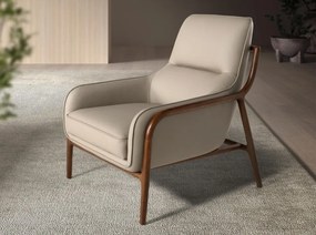 Fotoliu LUX design italian, Piele Naturala, Mink