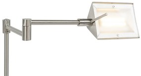 Lampă de masă de design din oțel, inclusiv LED cu dimmer tactil - Notia