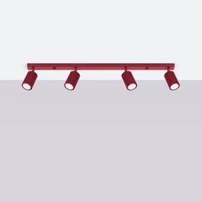 Brilagi - Spot LED CRESTO 4xGU10/10W/230V burgundiu