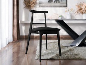 Scaun sufragerie KD 71 (Negru) . 1103488