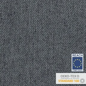 Pat boxspring gri/în culoare naturală cu spațiu de depozitare 140x200 cm Faro – Maison de Rêve