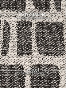 Covor pentru exterior și interior negru/crem 160x230 cm Haringey Ruskin – Ted Baker