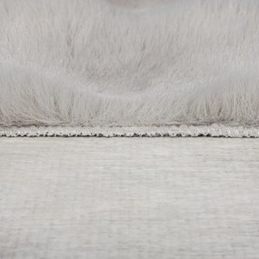 Blană gri deschis sintetică 160x230 cm Waffle Faux Fur – Flair Rugs